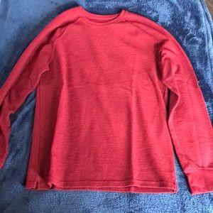 Dark red long sleeve sweater